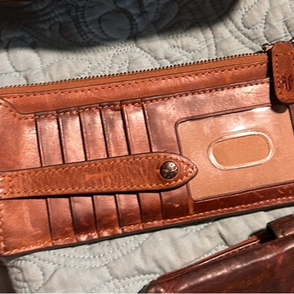 Frye Brown Leather Wallet